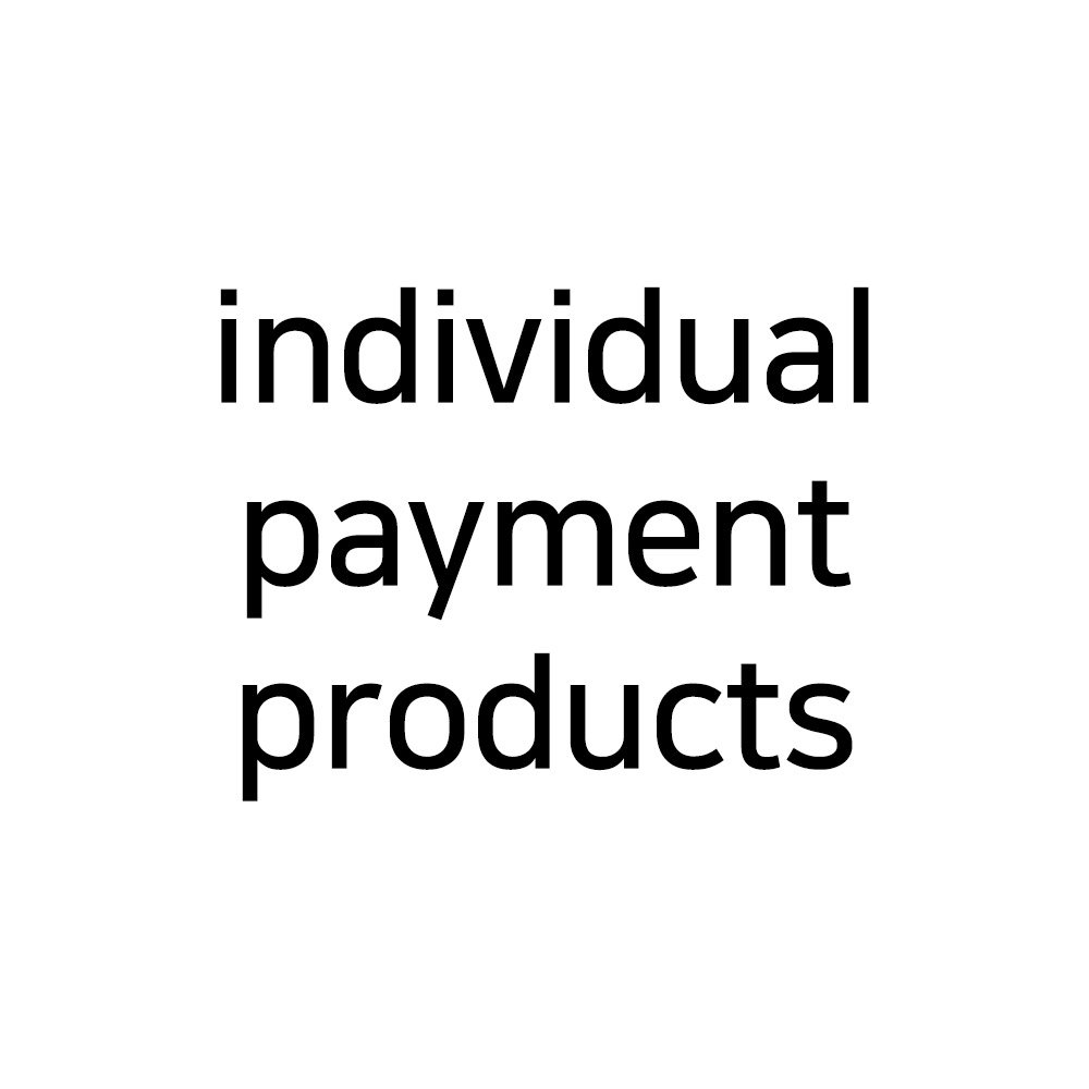 individual payment products